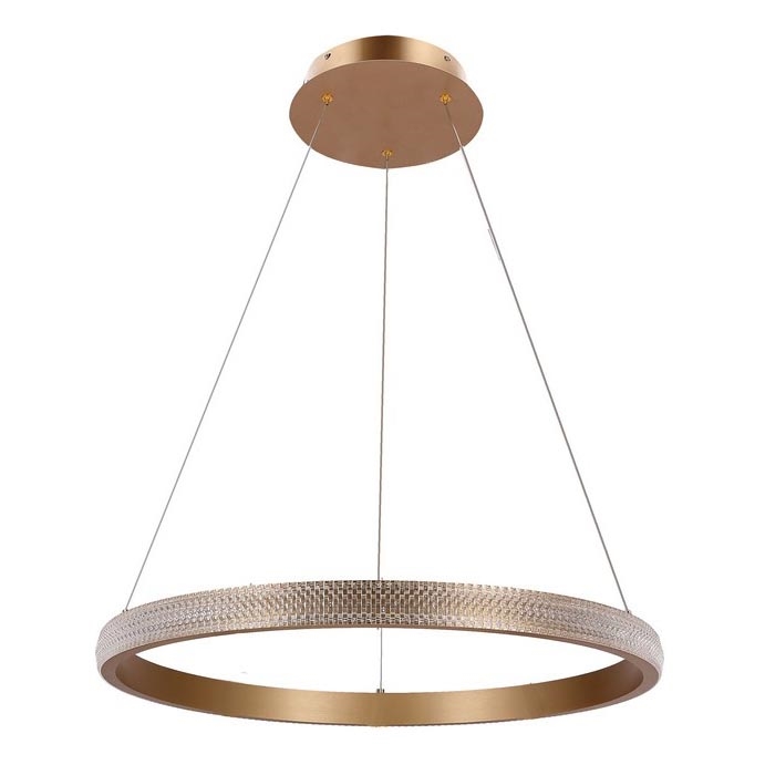 LED pendel HASHIM LED/34W/230V diameter 60 cm kobber