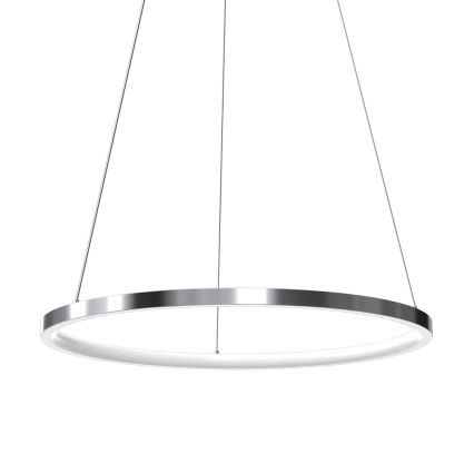 LED pendel HOOP LED/27W/230V diameter 50 cm 4000K skinnende krom