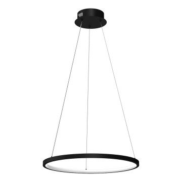 LED pendel HOOP LED/27W/230V diameter 50 cm 4000K sort