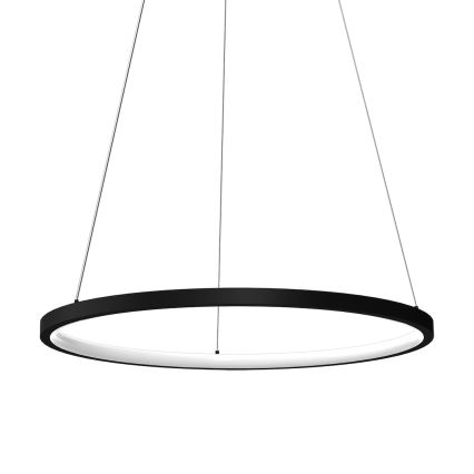 LED pendel HOOP LED/27W/230V diameter 50 cm 4000K sort