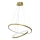 LED pendel HOOP LED/51W/230V diameter 60 cm 4000K guldfarvet