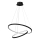 LED pendel HOOP LED/51W/230V diameter 60 cm 4000K sort
