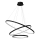 LED pendel HOOP LED/93W/230V diameter 60 cm 4000K sort
