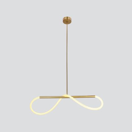 LED Pendel i guld SUPREME LED/22W/230V 100 cm