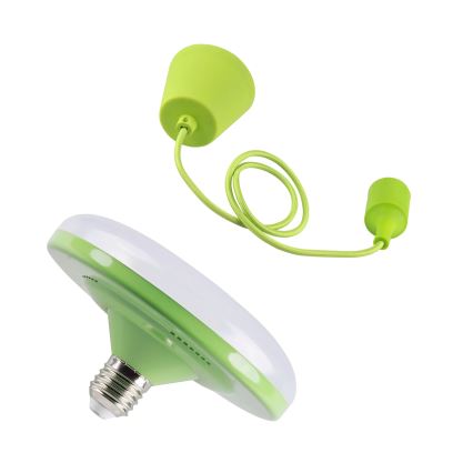 LED pendel KIKI 1xE27/10W/230V grøn