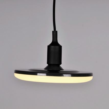 LED pendel KIKI 1xE27/15W/230V antik sort