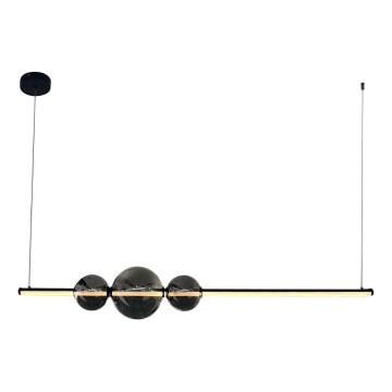 LED pendel KUGEL LED/30W/230V sort