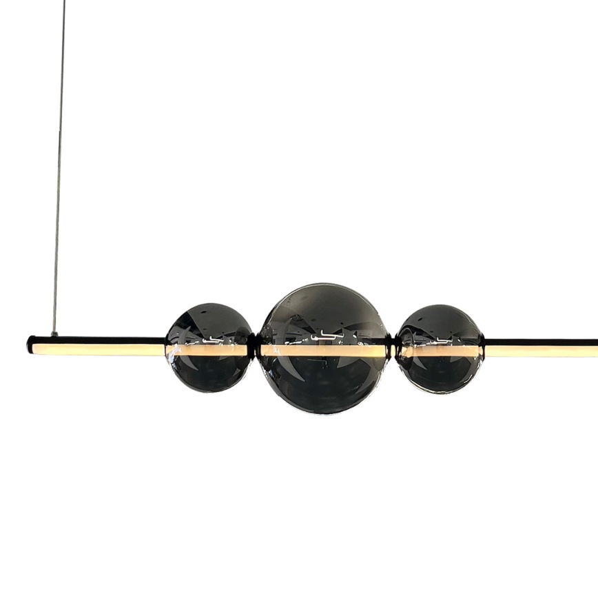 LED pendel KUGEL LED/30W/230V sort