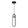 LED pendel LACRIMA LED/15W/230V 3000K sort