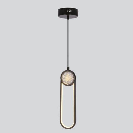 LED pendel LACRIMA LED/15W/230V 3000K sort
