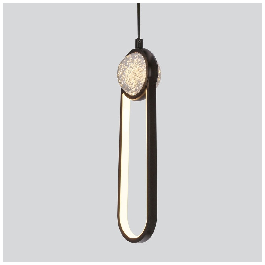 LED pendel LACRIMA LED/15W/230V 3000K sort
