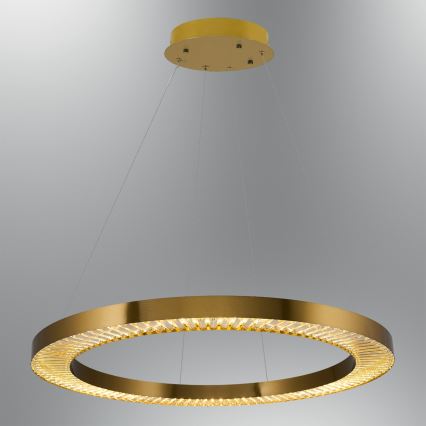 LED Pendel lampe JESI LED/90W/230V 3000K diameter 100 cm bronze