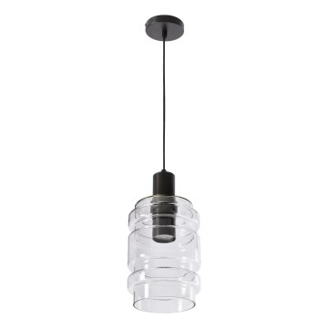LED Pendel lampe RADON 1xE27/40W/230V klar