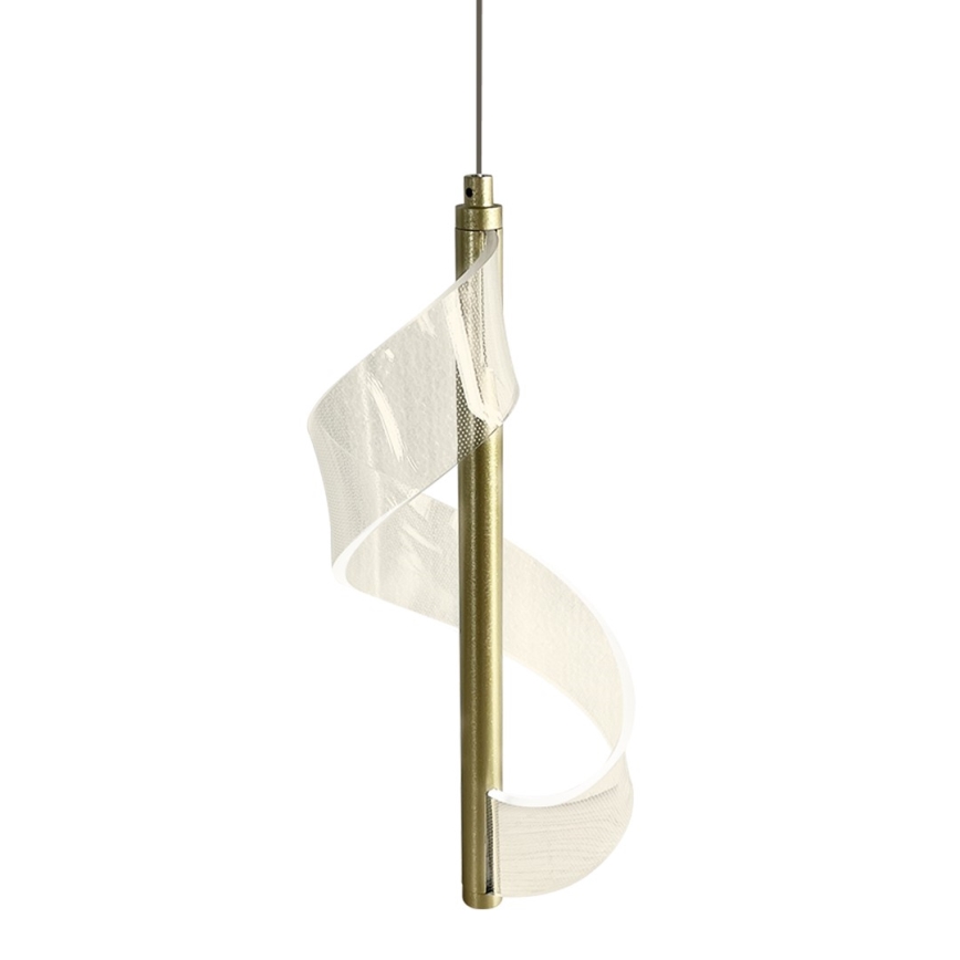 LED pendel LARGO LED/10W/230V guldfarvet