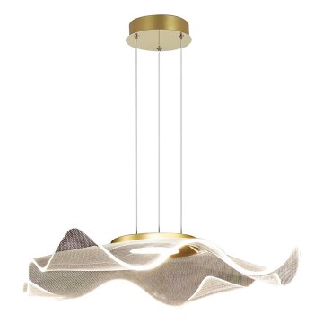 LED pendel LARGO LED/16W/230V guldfarvet