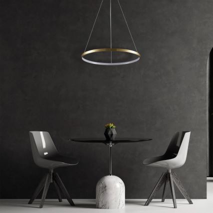 LED pendel LEA LED/20W/230V 4000K diameter 50 cm guldfarvet