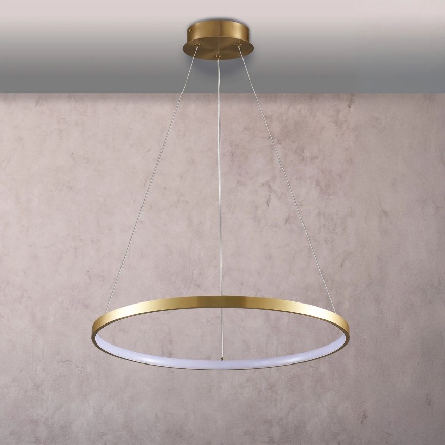 LED pendel LEA LED/20W/230V 4000K diameter 50 cm guldfarvet