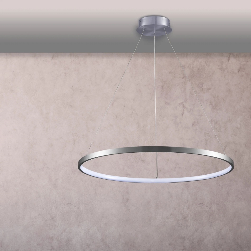 LED pendel LEA LED/20W/230V 4000K diameter 50 cm mat krom