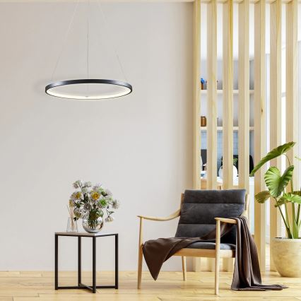 LED pendel LEA LED/20W/230V 4000K diameter 50 cm sort