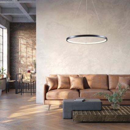 LED pendel LEA LED/20W/230V 4000K diameter 50 cm sort