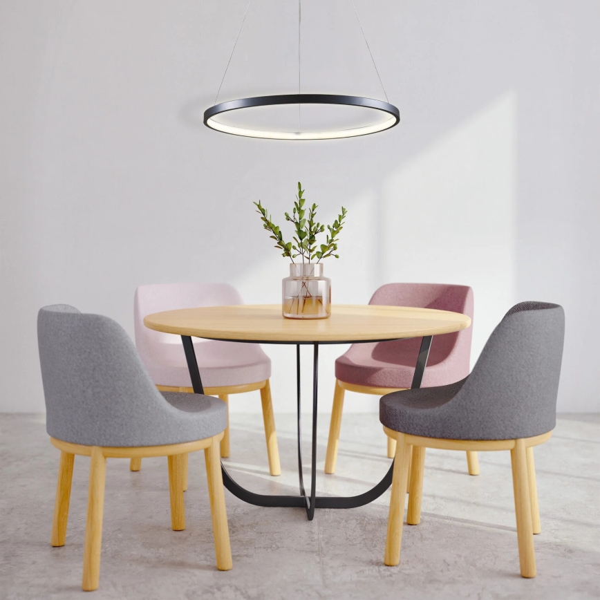 LED pendel LEA LED/20W/230V 4000K diameter 50 cm sort