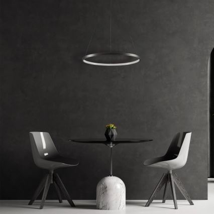 LED pendel LEA LED/20W/230V 4000K diameter 50 cm sort