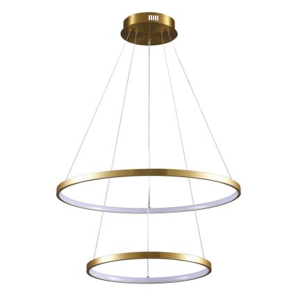 LED pendel LEA LED/35W/230V 4000K diameter 60 cm guldfarvet