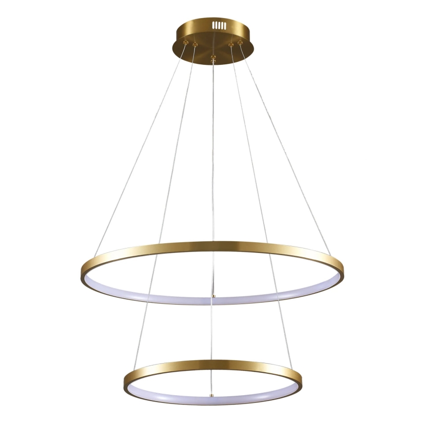 LED pendel LEA LED/35W/230V 4000K diameter 60 cm guldfarvet