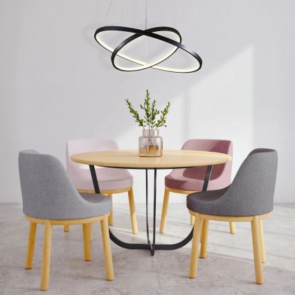 LED pendel LEA LED/35W/230V 4000K diameter 60 cm sort