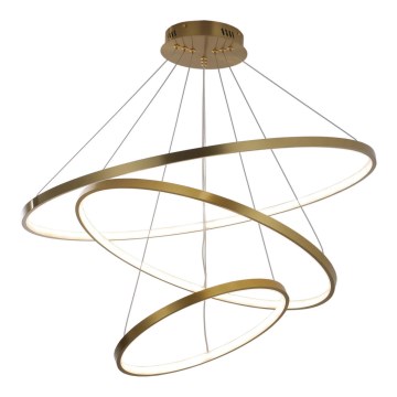 LED pendel LEA LED/60W/230V 4000K diameter 80 cm guldfarvet