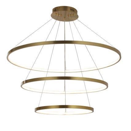 LED pendel LEA LED/60W/230V 4000K diameter 80 cm guldfarvet