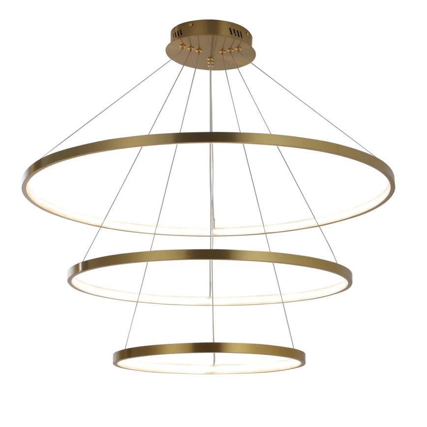LED pendel LEA LED/60W/230V 4000K diameter 80 cm guldfarvet