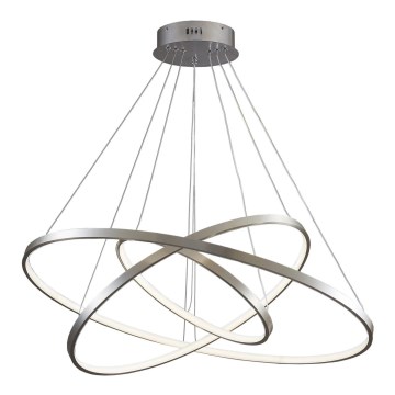 LED pendel LEA LED/60W/230V 4000K diameter 80 cm mat krom