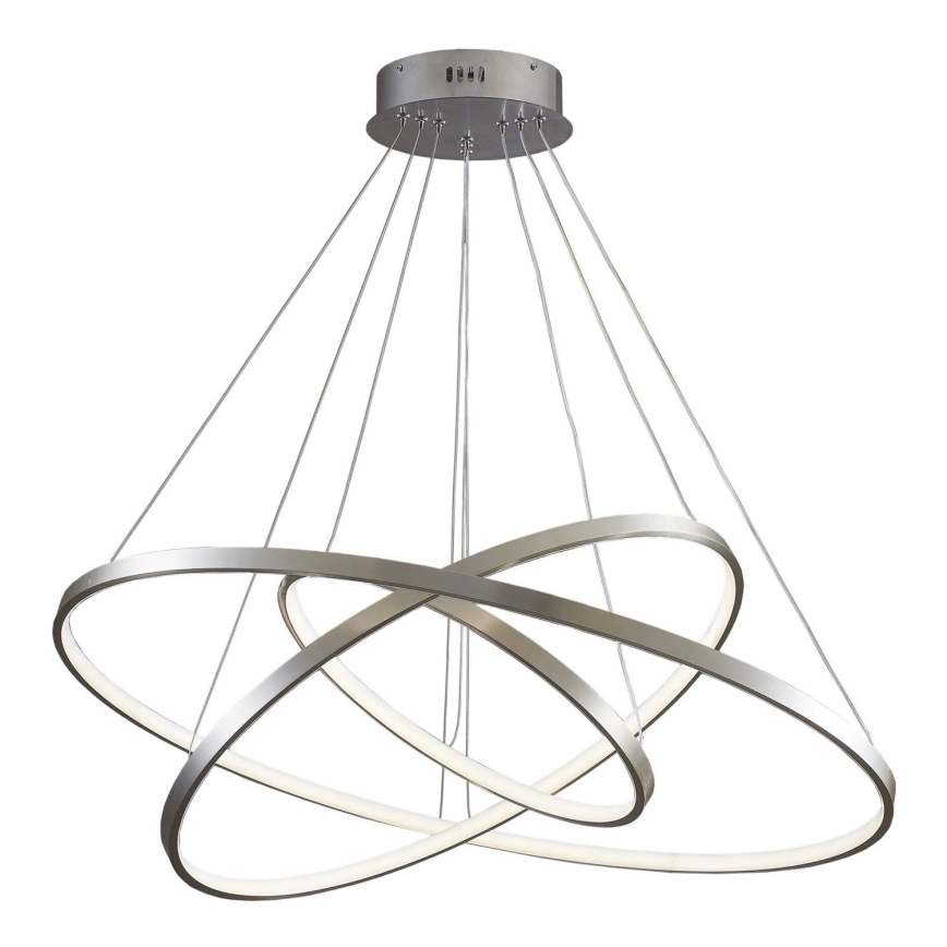 LED pendel LEA LED/60W/230V 4000K diameter 80 cm mat krom