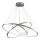 LED pendel LEA LED/60W/230V 4000K diameter 80 cm mat krom