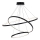 LED pendel LEA LED/60W/230V 4000K diameter 80 cm sort