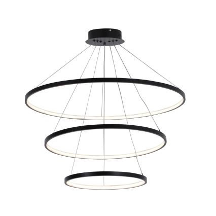 LED pendel LEA LED/60W/230V 4000K diameter 80 cm sort