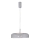 LED pendel LED/10W/230V 3000K skinnende krom diameter 35 cm