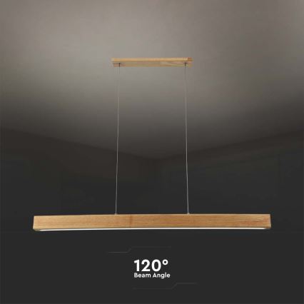 LED pendel LED/12W/230V 4000K brun