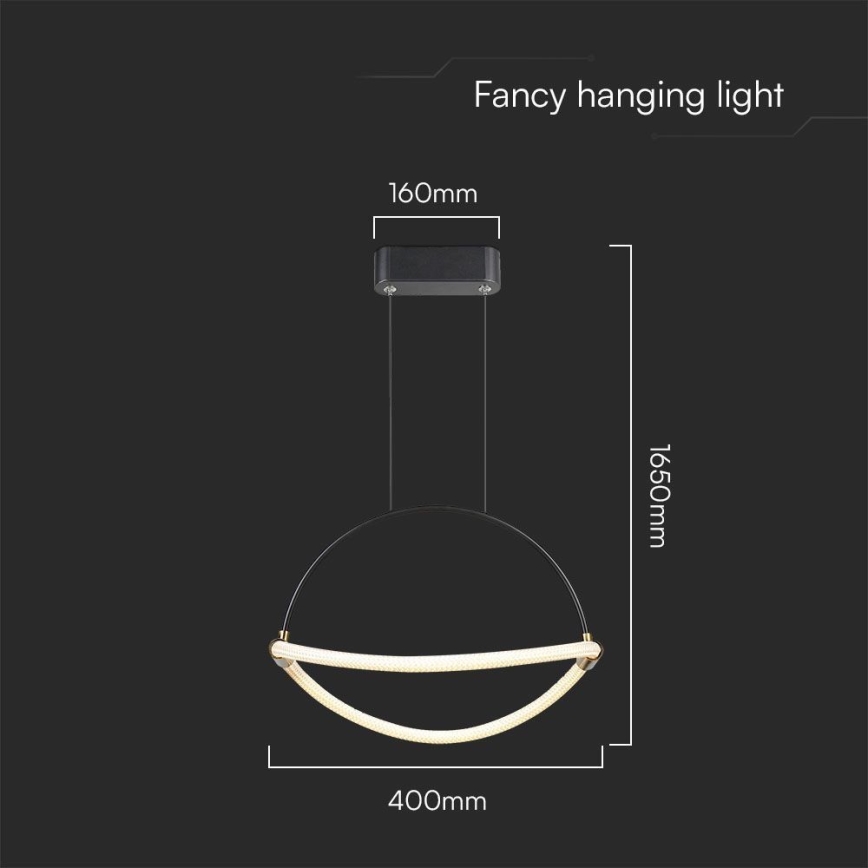 LED pendel LED/12W/230V 4000K diameter 40 cm