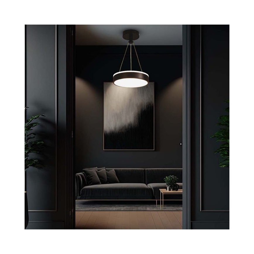 LED pendel LED/12W/230V 4000K sort