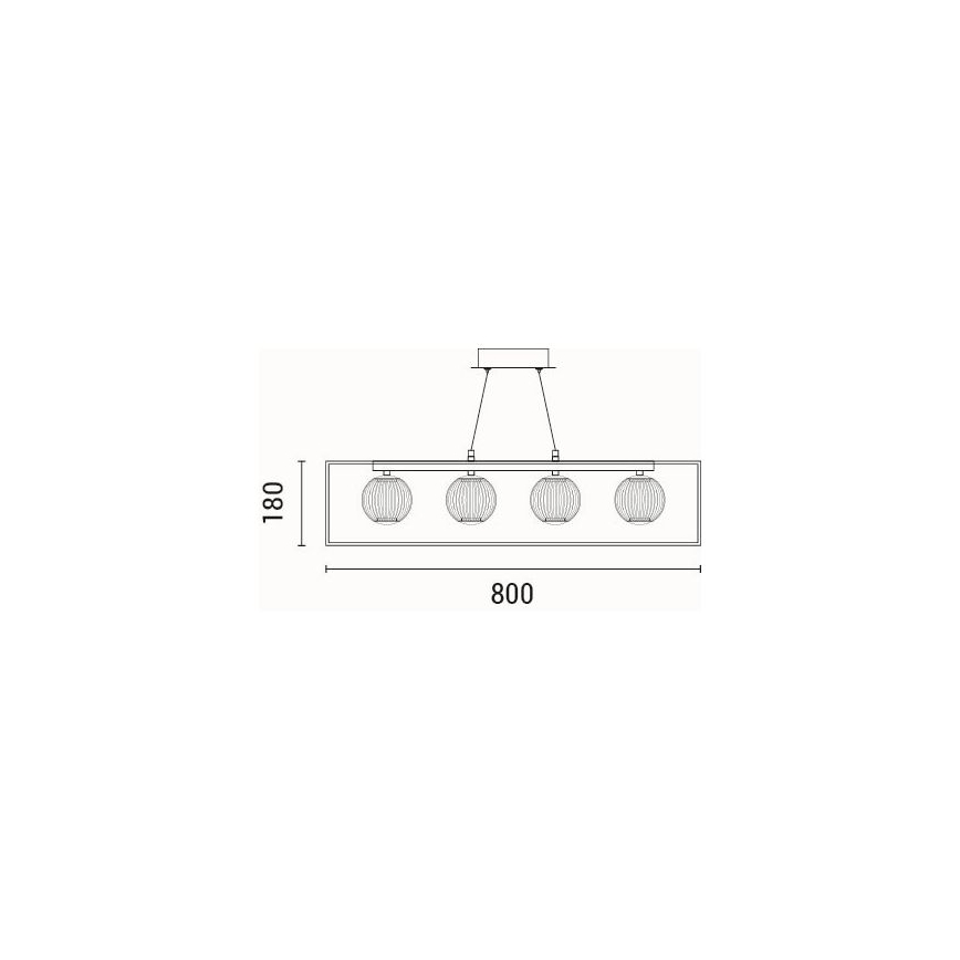 LED pendel LED/14W/230V 3000K