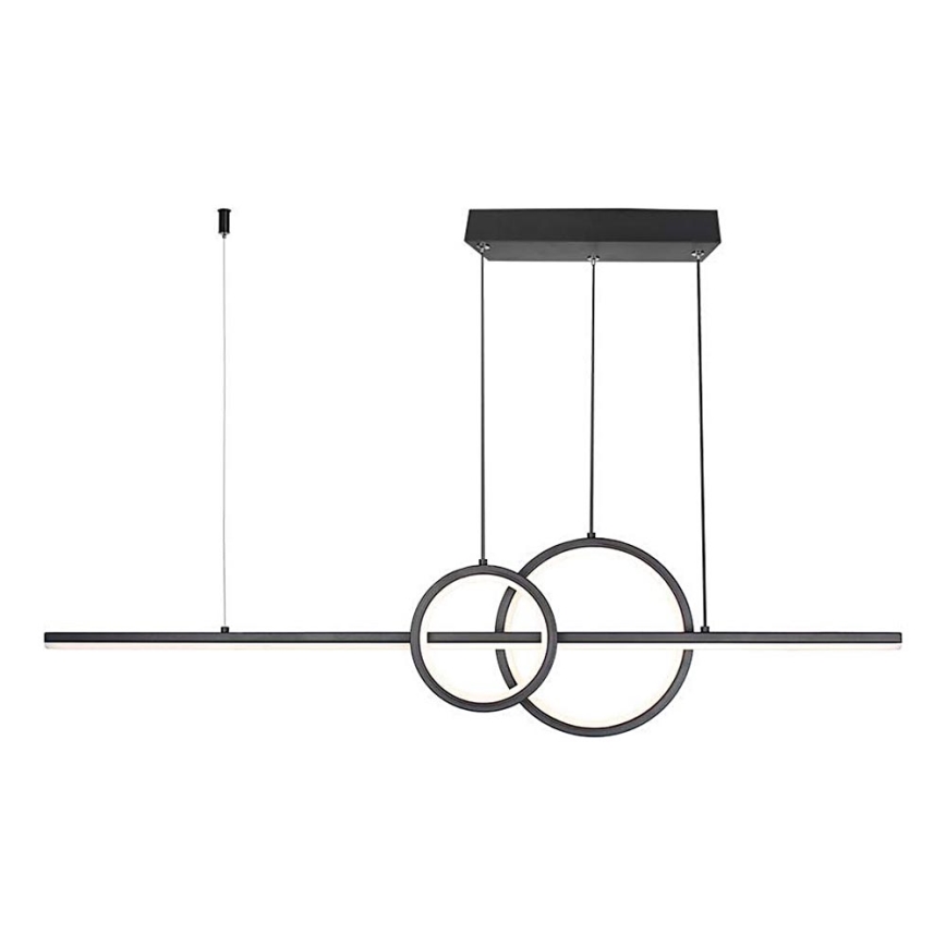 LED pendel LED/15W/230V 4000K 80 cm sort