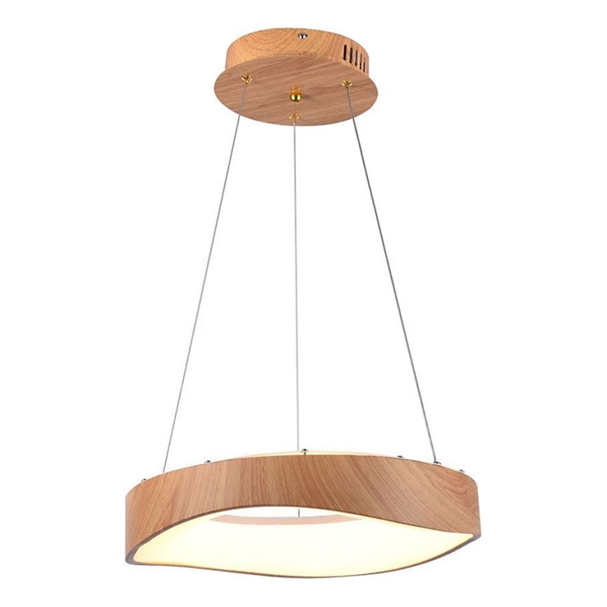 LED pendel LED/18W/230V 3000K ø 40 cm brun