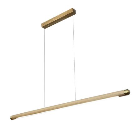 LED pendel LED/22W/230V 4000K 120 cm aske/massivt træ