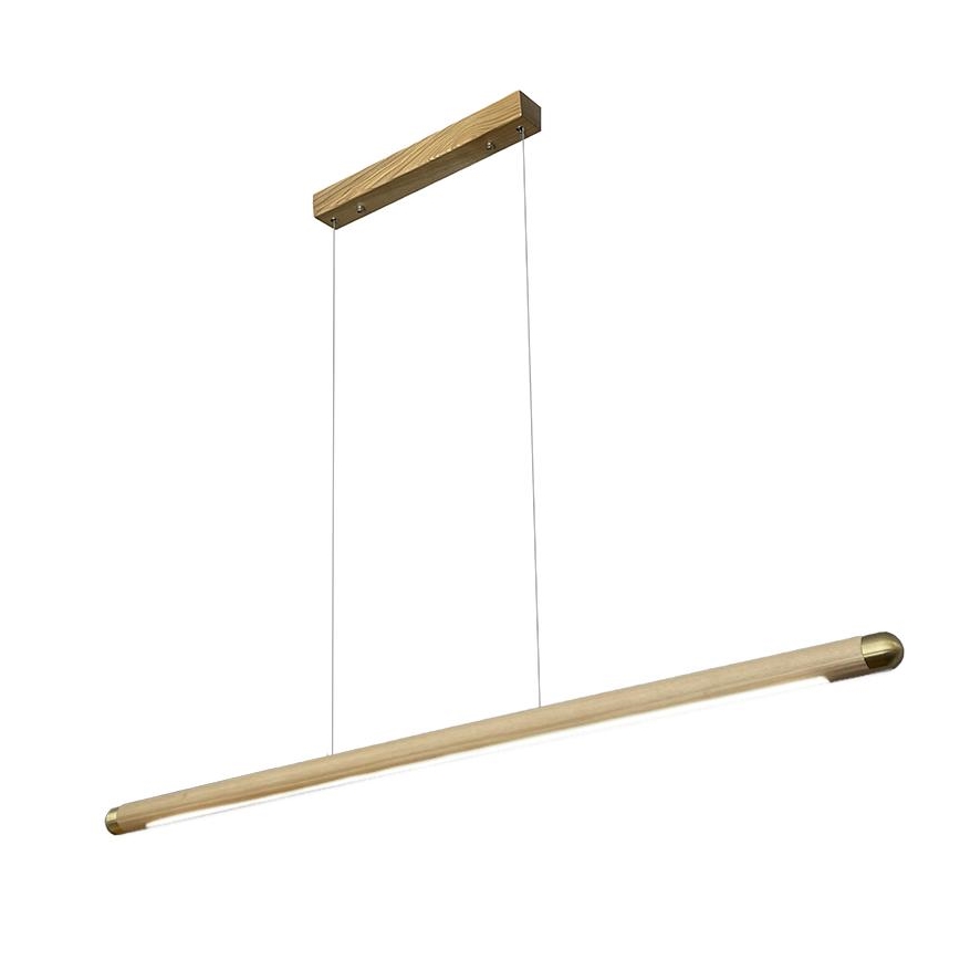 LED pendel LED/22W/230V 4000K 120 cm aske/massivt træ