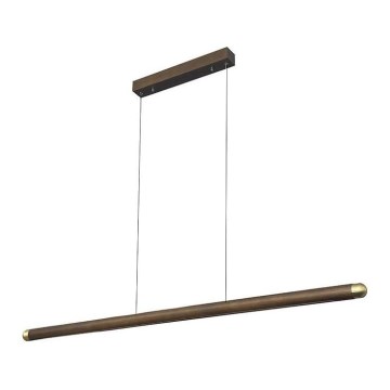LED pendel LED/22W/230V 4000K 120 cm aske/massivt træ