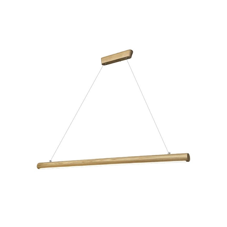 LED pendel LED/22W/230V 4000K 120 cm aske/massivt træ