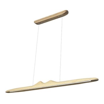 LED pendel LED/22W/230V 4000K 120 cm aske/massivt træ