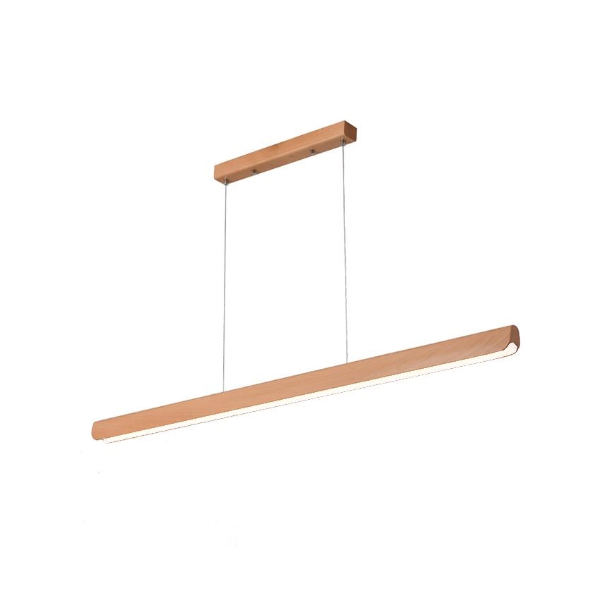 LED pendel LED/22W/230V 4000K 120 cm bøg/massivt træ
